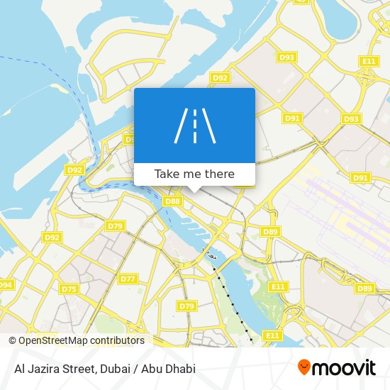 Al Jazira Street map