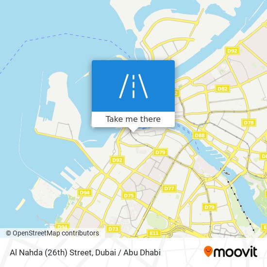 Al Nahda (26th) Street map