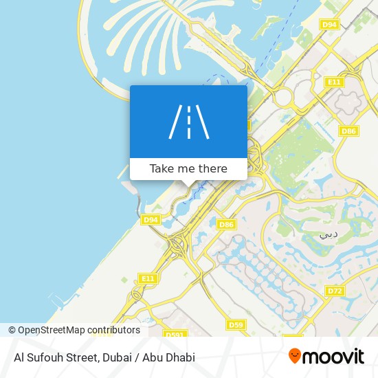 Al Sufouh Street map