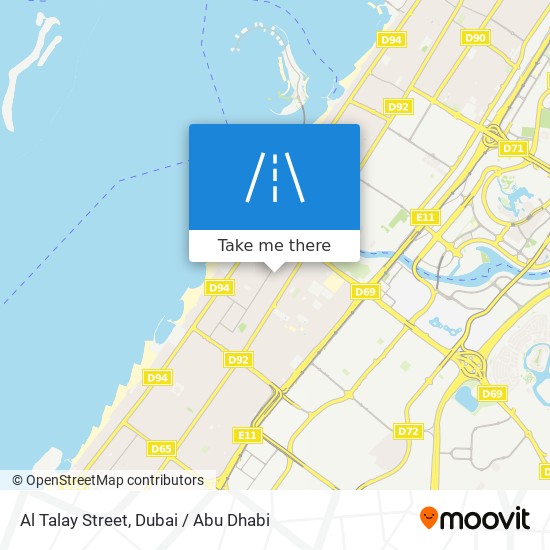 Al Talay Street map