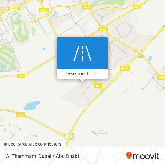 Al Thammam map