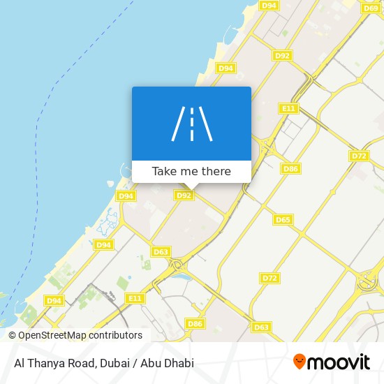Al Thanya Road map