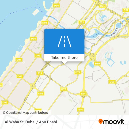Al Waha St map