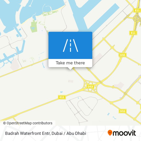 Badrah Waterfront Entr map