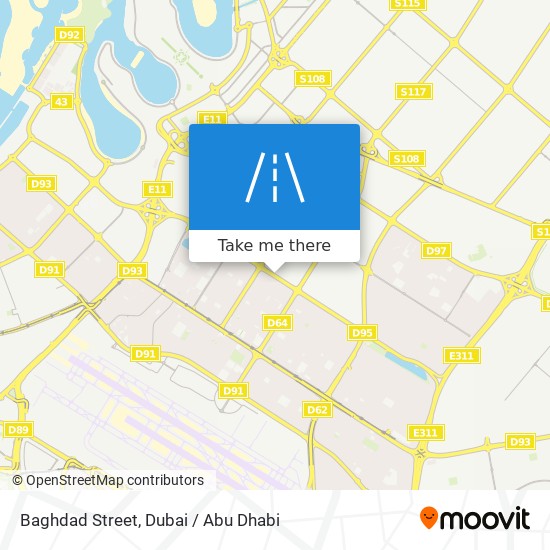 Baghdad Street map