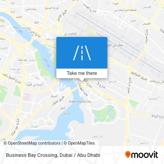 Business Bay Crossing map
