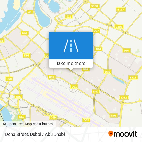 Doha Street map