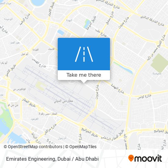 Emirates Engineering map