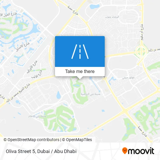 Oliva Street 5 map