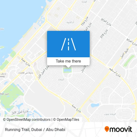 Running Trail map