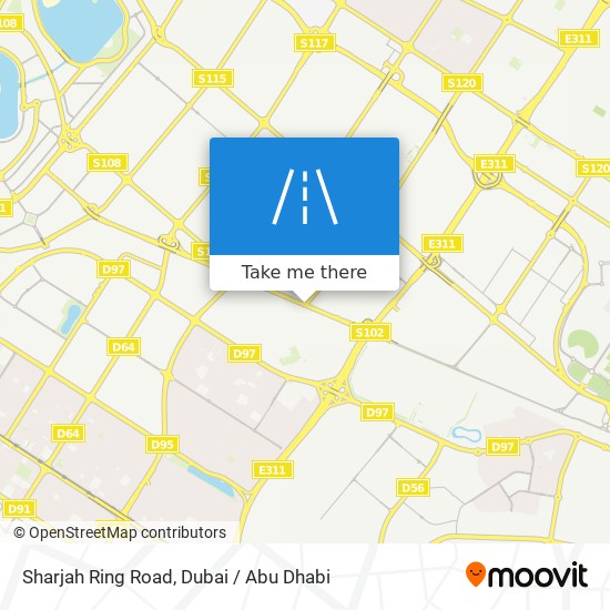Sharjah Ring Road map