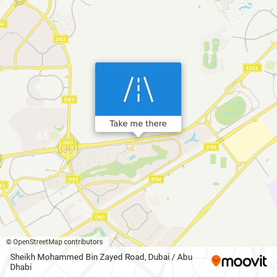 Sheikh Mohammed Bin Zayed Road map