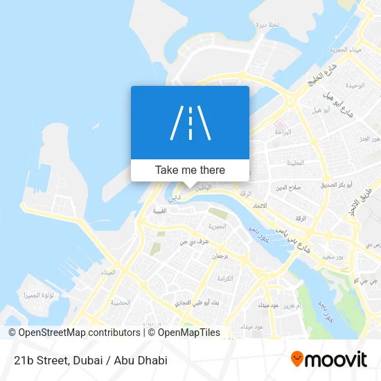 21b Street map