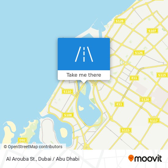 Al Arouba St. map