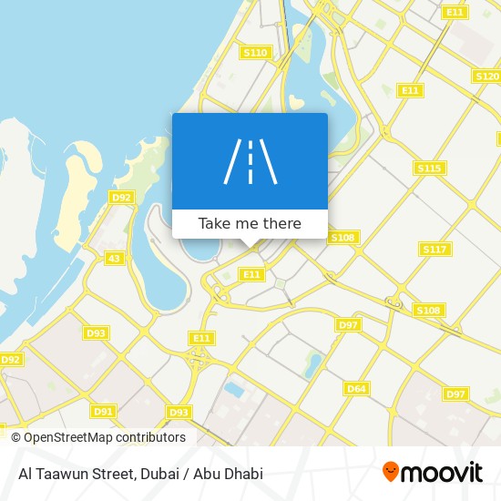 Al Taawun Street map