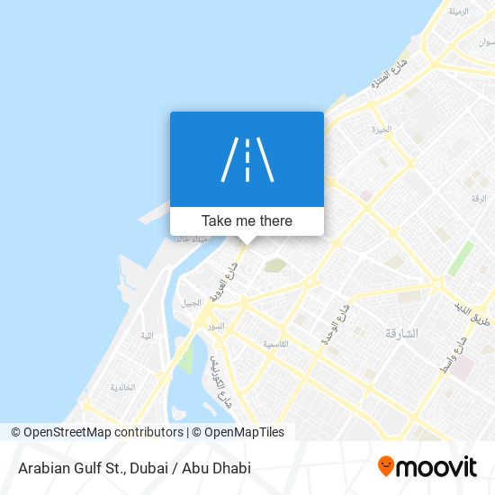 Arabian Gulf St. map