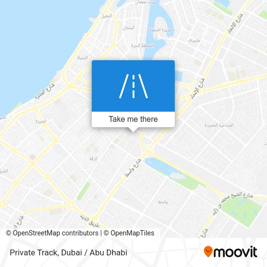 Private Track map
