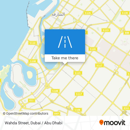 Wahda Street map