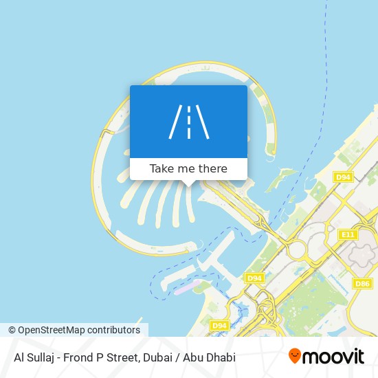 Al Sullaj - Frond P Street map
