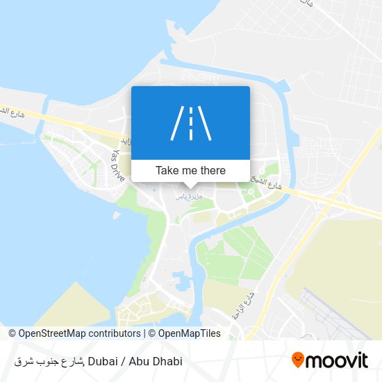 شارع جنوب شرق map