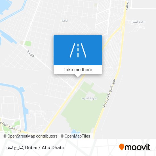 شارع الدقل map
