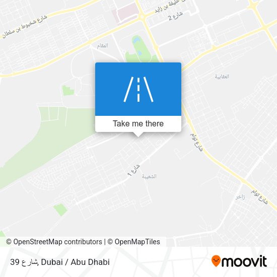 شارع 39 map