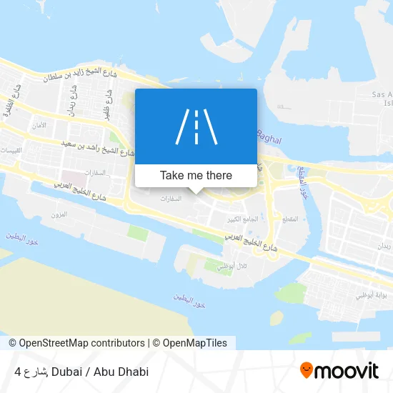 شارع 4 map