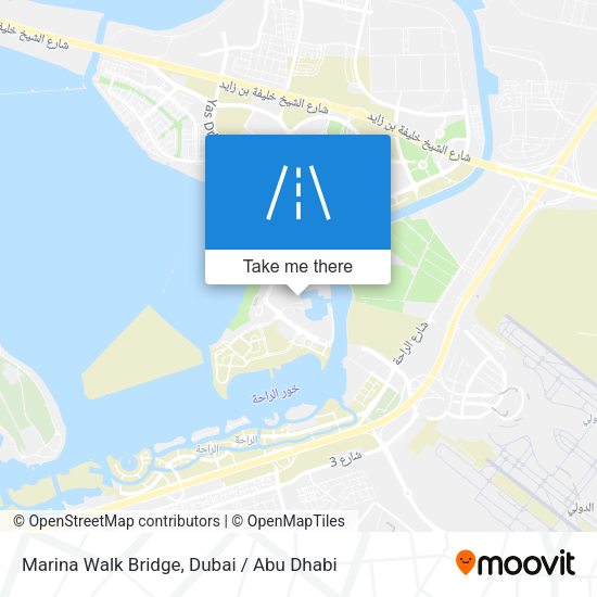 Marina Walk Bridge map