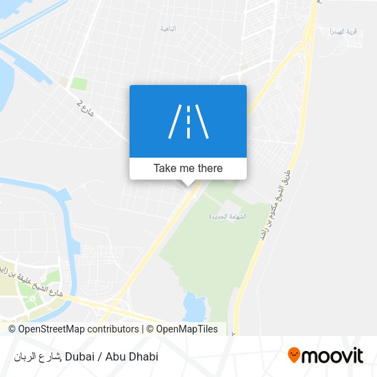 شارع الربان map