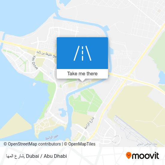 شارع المها map