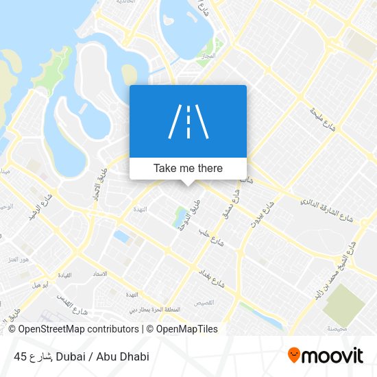شارع 45 map