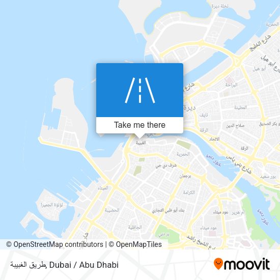 طريق الغبيبة map