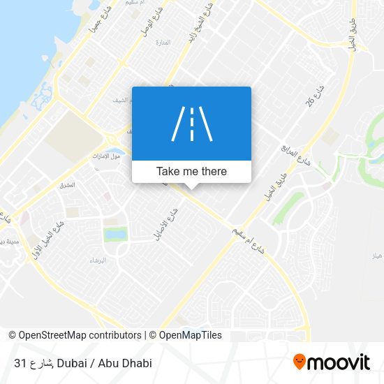 شارع 31 map