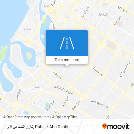 شارع الصناعي الأول map