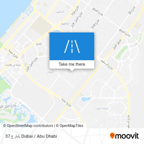 شارع 37 map