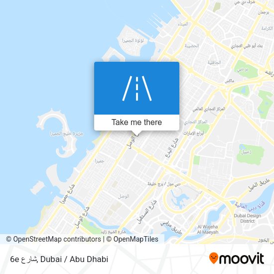 6e شارع map