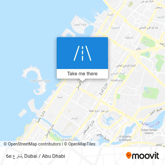6e شارع map