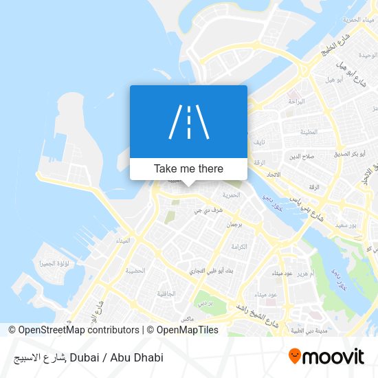 شارع الاسبيج map