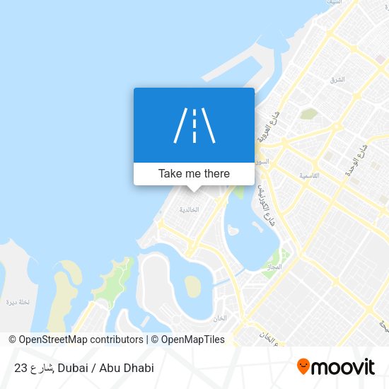 شارع 23 map