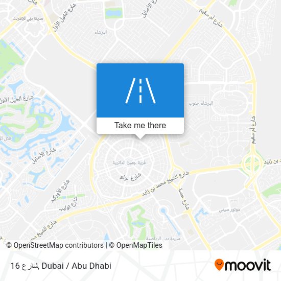 شارع 16 map
