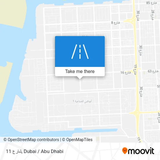 شارع 11 map