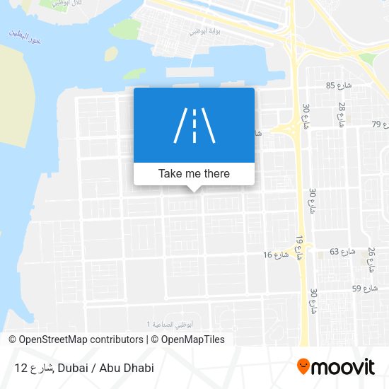 شارع 12 map