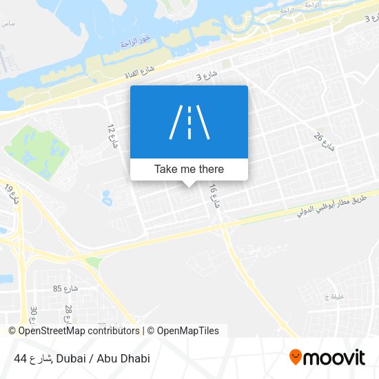 شارع 44 map