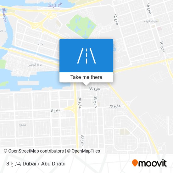 شارع 3 map