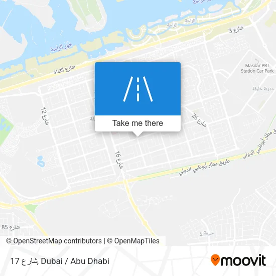 شارع 17 map