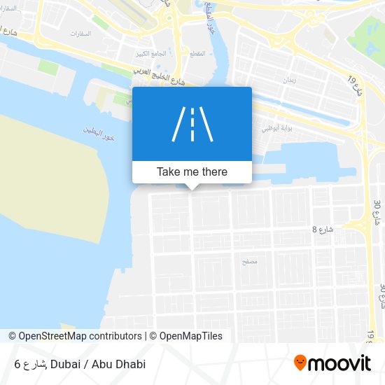 شارع 6 map