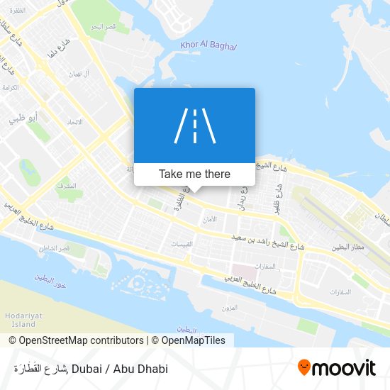 شارع القَطَّارَة map