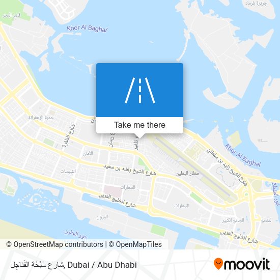 شارع سَبْخَة الفَناجِل map