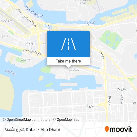 شارع الشَّبْهانة map