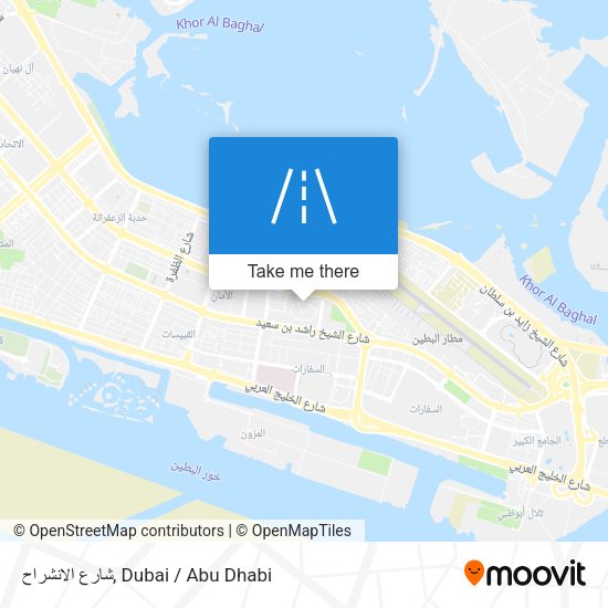 شارع الانشراح map
